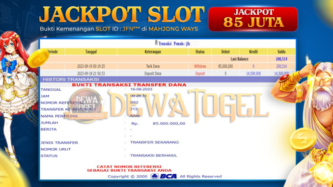 bukti jp dewatogel #815 bukti jp dewatogel #815